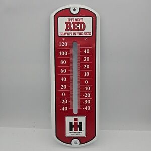 International‎ Harvester Metal Thermometer Cover 12" x 4" Vintage Reproduction